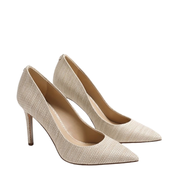 Sam Edelman Shoes - New! Sam Edelman Hazel Ivory Woven Women's Pumps. Size 5.5